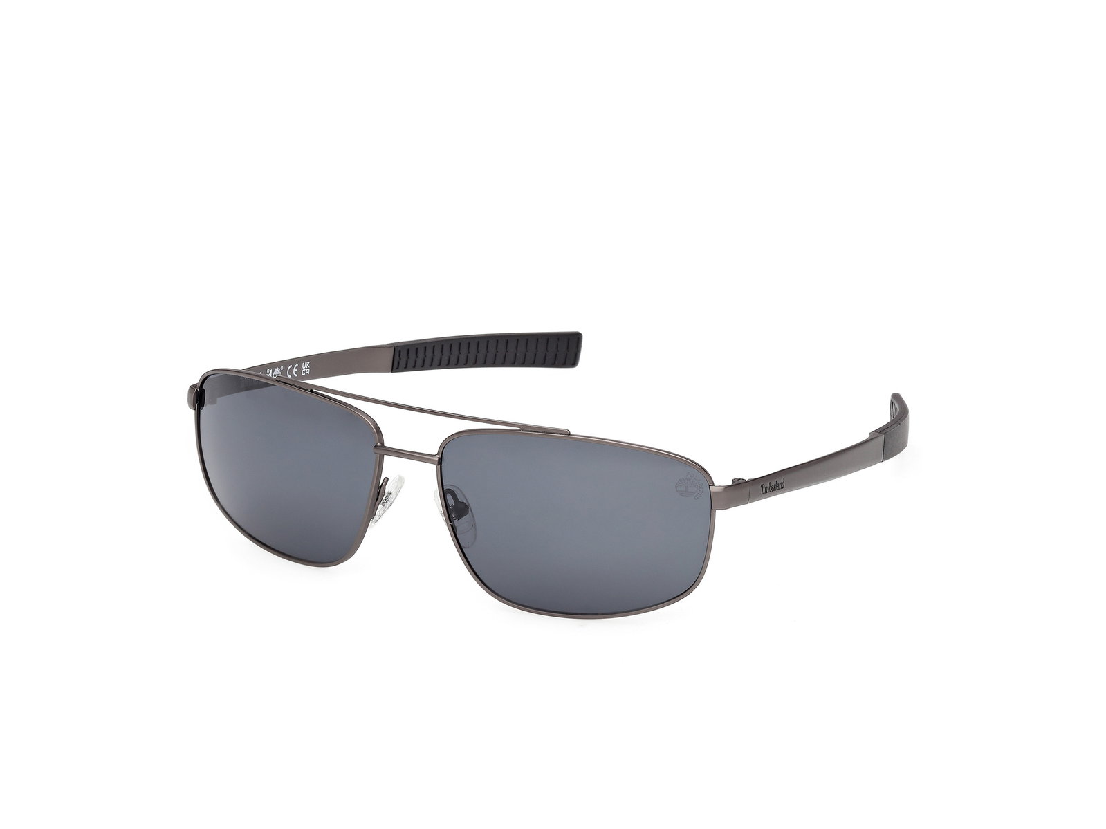 Das Bild zeigt die Sonnenbrille TB00061 von Timberland in der Farbe Schwarz.